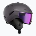 Casco da sci Atomic Savor GT Visor Stereo iron ore/purple stereo