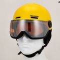 Casco da sci per bambini Salomon Orka Visor S2 giallo vivo 12