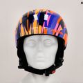 Casco da sci Alpina per bambini Pizi rosa arancio/blu lucido 11