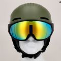 Casco da sci Alpina Alto Q-Lite oliva opaca 12