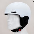 Casco da sci Alpina Brix bianco/metallico opaco 11