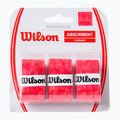 Wilson Advantage Overgrip racchette da tennis 3 pezzi rosso WRZ4033RD+