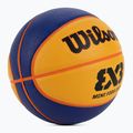 Pallacanestro per bambini Wilson Fiba 3X3 Mini Rubber giallo misura 3 2