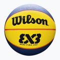 Pallacanestro per bambini Wilson Fiba 3X3 Mini Rubber giallo misura 3 4