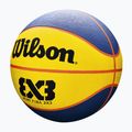 Pallacanestro per bambini Wilson Fiba 3X3 Mini Rubber giallo misura 3 5