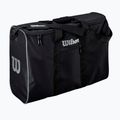 Borsa per palloni da basket Wilson Travel Basket 6 Ball black/silver