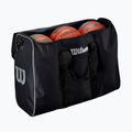 Borsa per palloni da basket Wilson Travel Basket 6 Ball black/silver 3