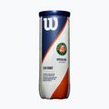 Palline da tennis Wilson Roland Garros Clay Ct 3 pezzi giallo WRT125000 2