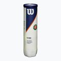 Palline da tennis Wilson Roland Garros All CT 4 pz. giallo 3