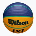 Pallacanestro Wilson Fiba 3x3 Junior blu/giallo per bambini taglia 5 4