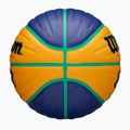 Pallacanestro Wilson Fiba 3x3 Junior blu/giallo per bambini taglia 5 6