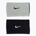 Polsini Nike Dri-Fit Doublewide Home And Away 2 pezzi nero/grigio base 2