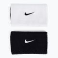 Polsini Nike Dri-Fit Doublewide Home And Away 2 pezzi bianco/nero 2
