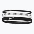 Fasce Nike Tidth 3 pezzi nero/bianco/nero