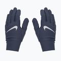 Set berretto + guanti Nike Essential Running da uomo blu tuono/grigio particella/argento 4