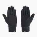 Set berretto e guanti Nike Fleece donna nero/nero/argento 8