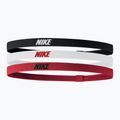 Fasce elastiche Nike 2.0 3 pezzi nero/bianco/university red