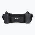 Nike Flex Stride Dbl Bottle Belt 710 ml nero/argento cintura da corsa