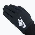 Guanti da corsa Nike Club Fleece da donna, bianco/nero 4