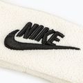 Fascia Nike Classic Wide Terry bianco/nero 3
