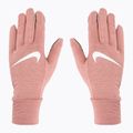 Guanti da corsa da donna Nike Fleece RG rosso stardust/rosso stardust/argento 3