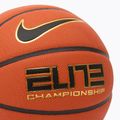 Nike Elite Championship 8P 2.0 sgonfio campo ambra / nero / oro metallico / nero basket dimensioni 6 3