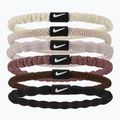 Nike Flex Hair Tie elastici 6 pezzi sail/lt orewood brn/white