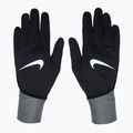 Guanti da corsa Nike Pacer Midweight RG da donna nero/grigio fumo/argento 2