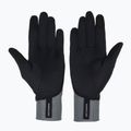 Guanti da corsa Nike Pacer Midweight RG da donna nero/grigio fumo/argento 3