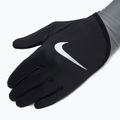 Guanti da corsa Nike Pacer Midweight RG da donna nero/grigio fumo/argento 4