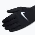 Guanti da corsa Nike Pacer Lightweight RG da uomo, nero/nero/argento 4