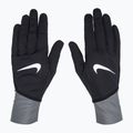 Guanti da corsa Nike Pacer Midweight RG da uomo nero/grigio fumo/argento 2