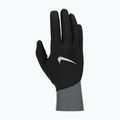Guanti da corsa Nike Pacer Midweight RG da uomo nero/grigio fumo/argento 6