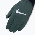 Guanti da corsa Nike Pacer Midweight RG da donna verde vintage/nero/argento 3