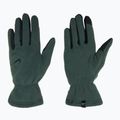 Guanti da corsa Nike One Therma-Fit Fleece da donna verde vintage/nero