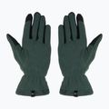 Guanti da corsa Nike One Therma-Fit Fleece da donna verde vintage/nero 3