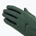 Guanti da corsa Nike One Therma-Fit Fleece da donna verde vintage/nero 5