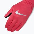 Guanti da corsa Nike Pacer Lightweight RG da donna aster rosa/aster rosa/argento 4