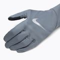 Guanti da corsa Nike Pacer Lightweight RG da uomo grigio fumo/grigio fumo/argento 4