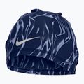 Nike Dri-Fit Peak Uncuffed Beanie Stampato blu void/argento 5