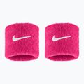 Fasce da polso Nike Swoosh Classic Wristbands 2 pz. vivid pink/white