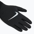 Guanti da corsa Nike Therma-Fit Pacer Sphere Midweight RG da uomo, nero/nero/argento 4