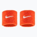 Polsini Nike Swoosh Classic Wristbands 2 pz. team orange/white