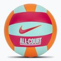 Pallone da volley Nike All Court Volleyball bright ceramic/bleached turq/rush pink taglia 5