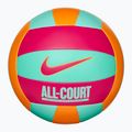 Pallone da volley Nike All Court Volleyball bright ceramic/bleached turq/rush pink taglia 5