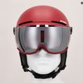 Casco da sci Atomic Savor Visor Stereo rosso scuro 9