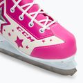 Pattini da bambino CCM Glitter Girl bianco/rosa 7