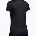 Maglietta da allenamento Under Armour Tech SSV donna - Nero pieno/argento metallizzato 5