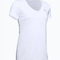 Maglietta da allenamento Under Armour Tech SSV da donna - Bianco pieno/argento metallico 4