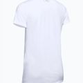 Maglietta da allenamento Under Armour Tech SSV da donna - Bianco pieno/argento metallico 5